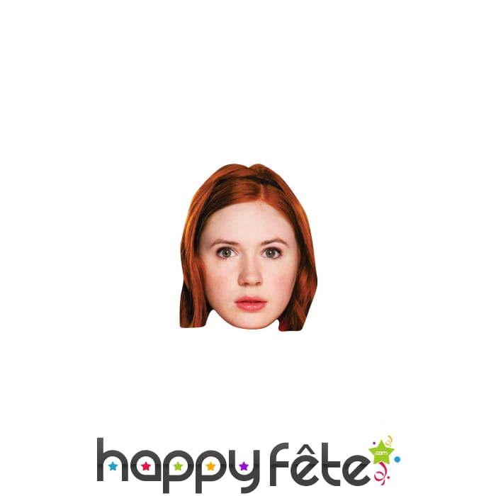 Masque de Amy Pond en carton, Doctor who