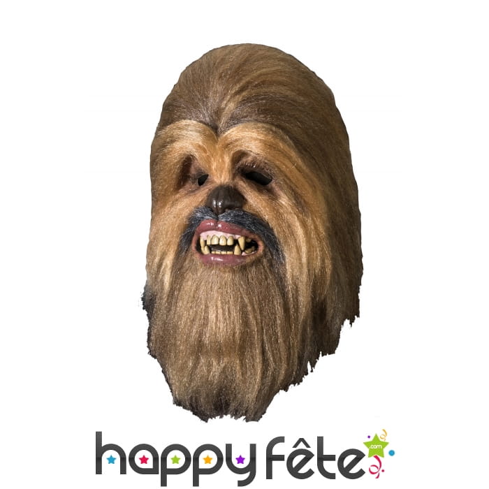 Masque de Chewbacca complet, officiel