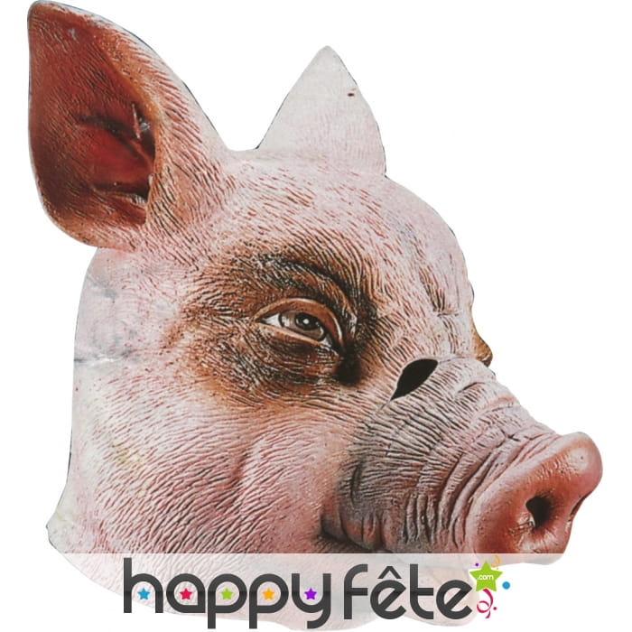 Masque de cochon complet