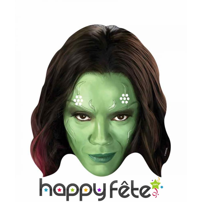 Masque de Gamora en carton