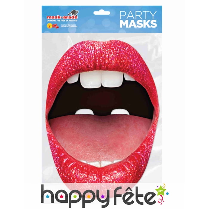 Masque de grande bouche ouverte pour adulte