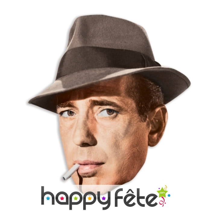 Masque de Humphrey Bogart en carton