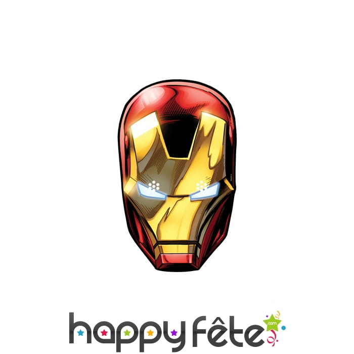 Masque de ironman BD en carton