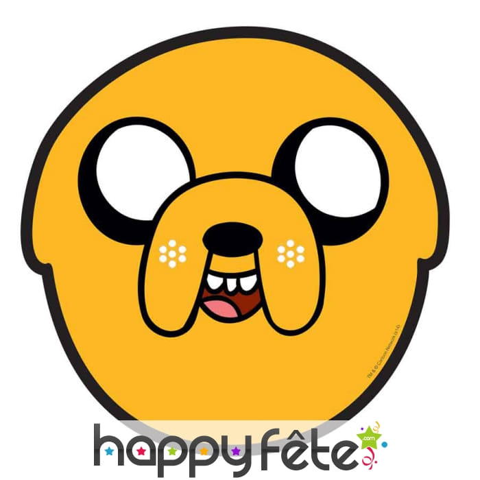 Masque de jake en cartoon, network adventure time