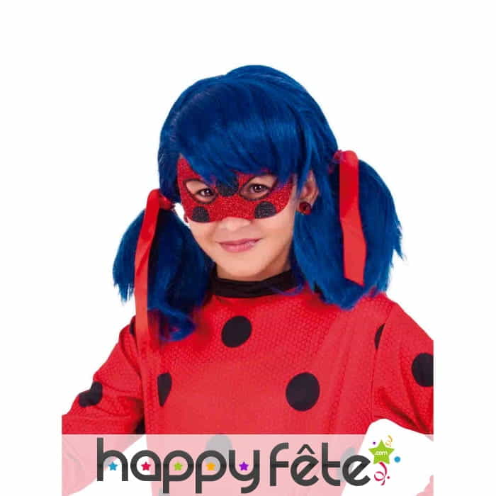 Masque de Ladybug pour Enfant, effet brillant