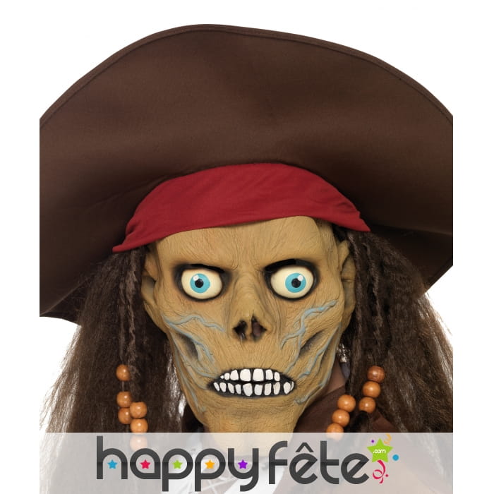 Masque de pirate zombie intégral