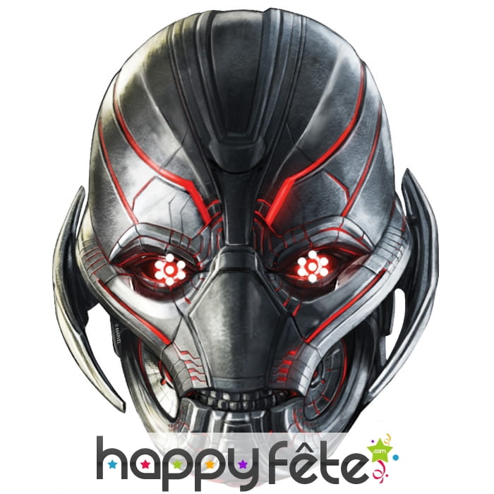 Masque de Ultron en carton plat, Avengers