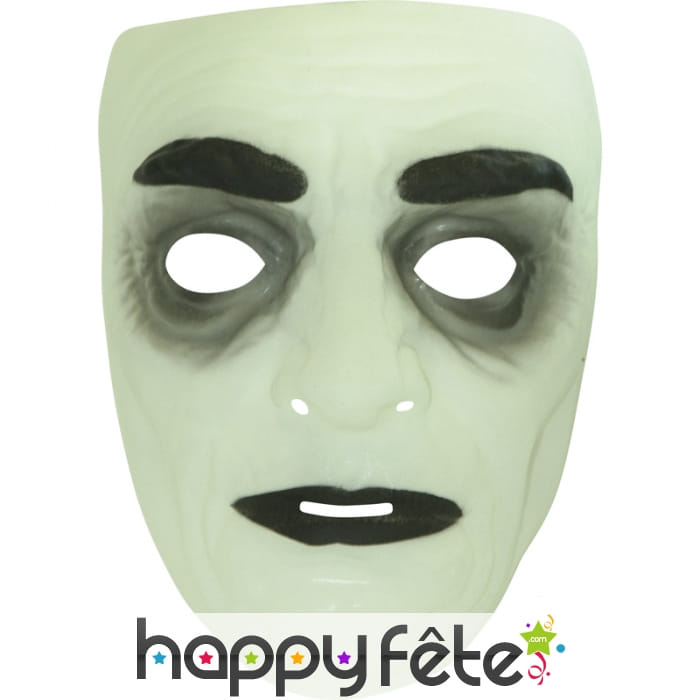 Masque facial phosphorescent d'homme