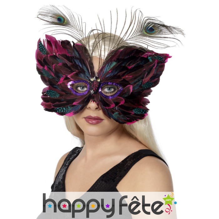 Masque loup papillon