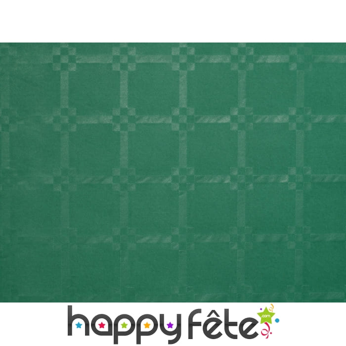 Nappe vert sapin vif damassée 1.20m x 50m