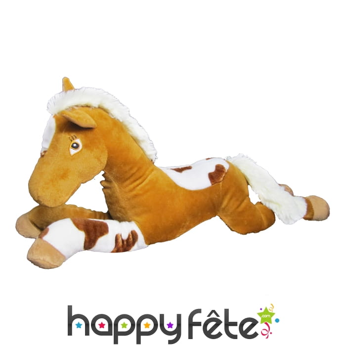 Peluche cheval couché