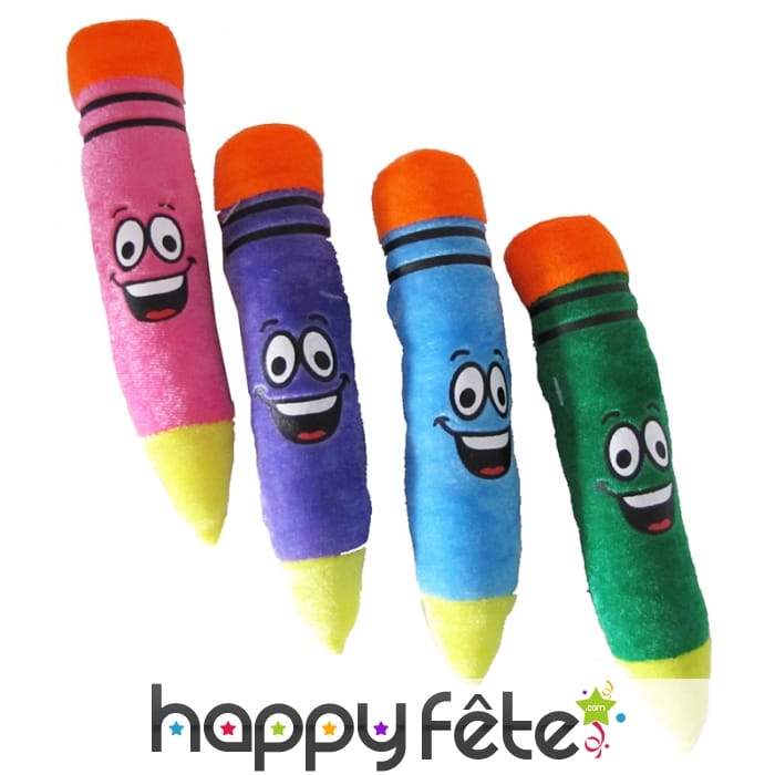 Peluche crayon de couleur