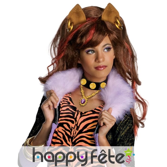 Perruque clawdeen wolf