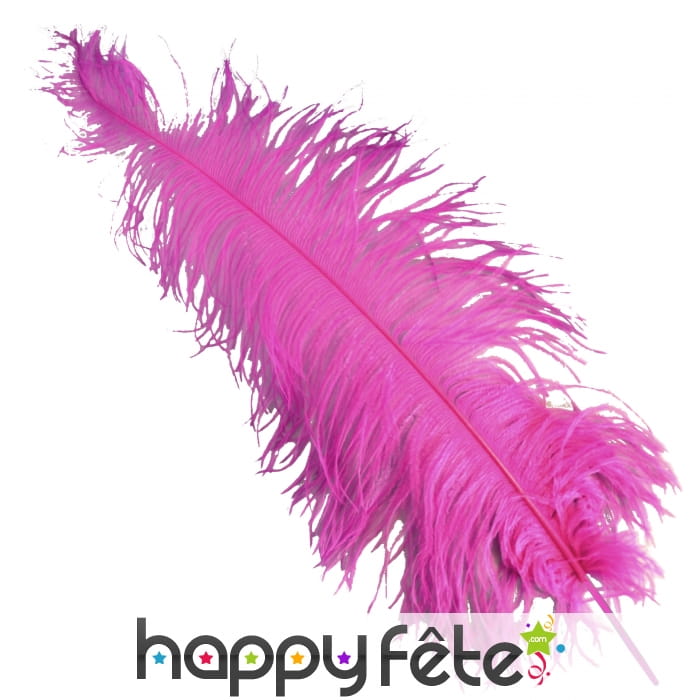 Plume d'autruche fuschia