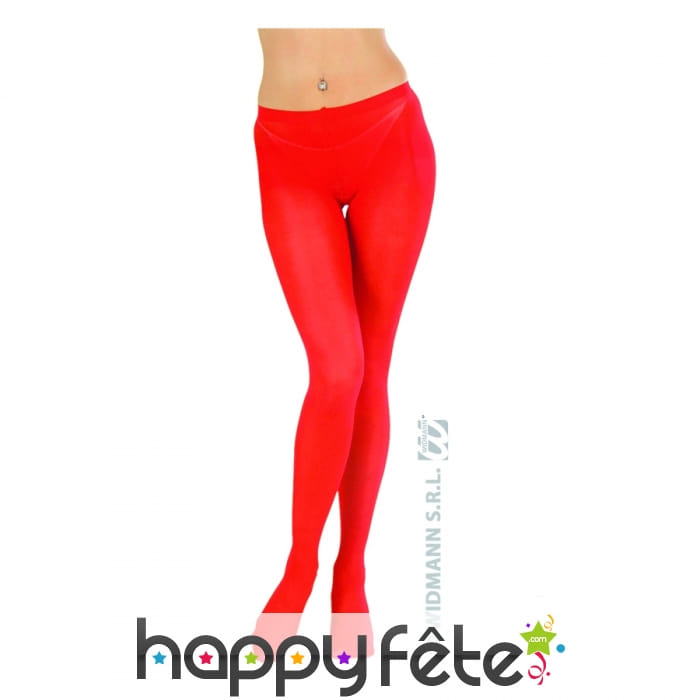 Paire de collants rouges