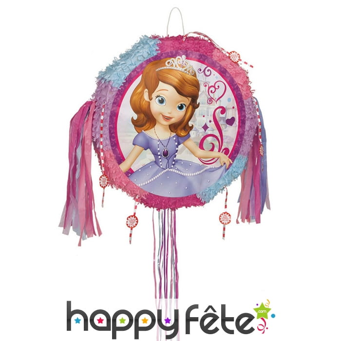 Pinata Princesse Sofia à tirer, 46cm