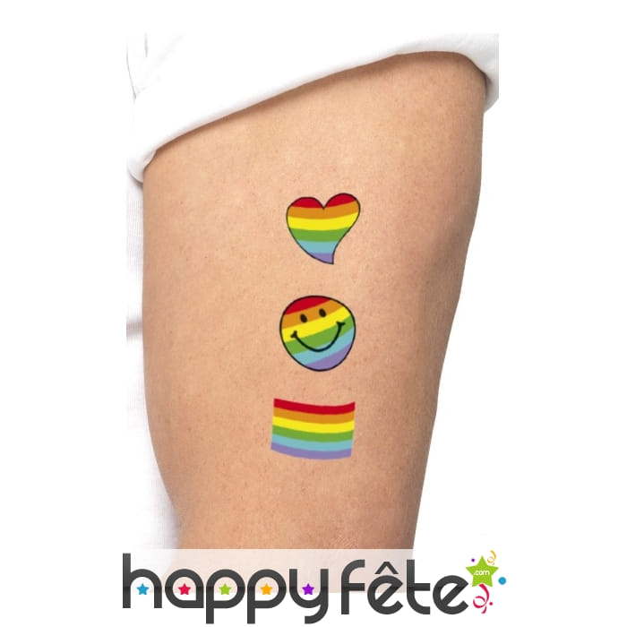 Petits tatouages gay pride