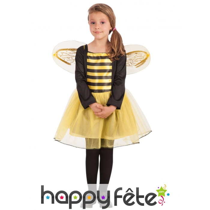 Robe de petite abeille à longues manches