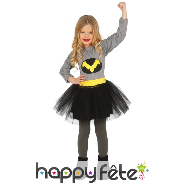 Robe tutu de petite super héroine