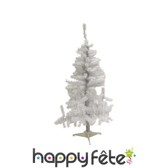 Sapin artificiel blanc de noel. 90 cm