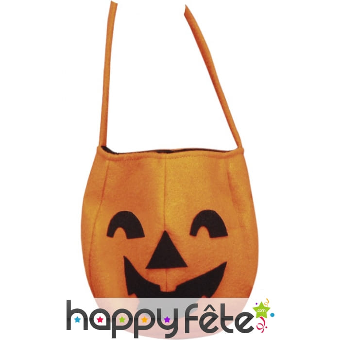 Sac citrouille halloween