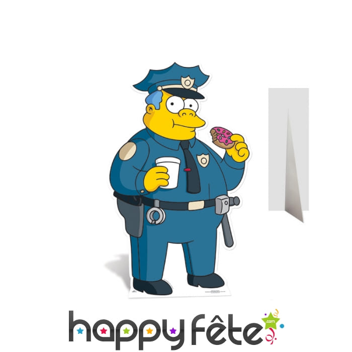 Silhouette chef Wiggum en carton