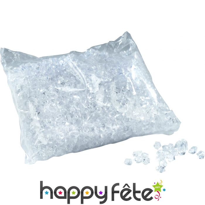 Sachet de 1kg de glace pilée décorative