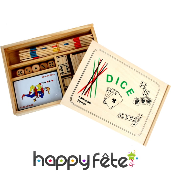 Set de 4 jeux en bois