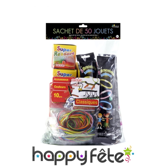 Sachet de 50 jouets pour enfant