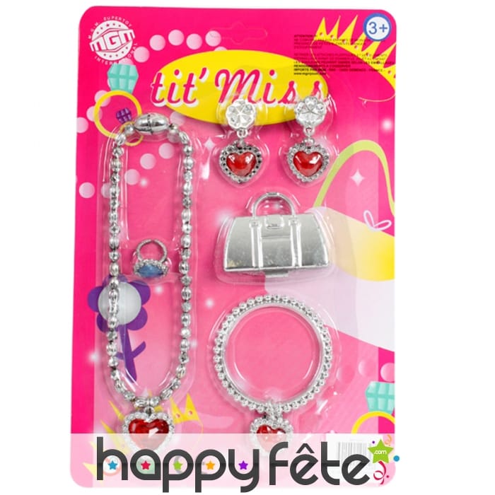 Set de bijoux enfant tit miss