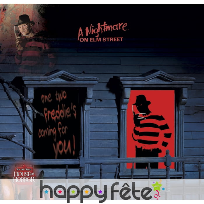 Silhouette de fenêtre Freddy krueger