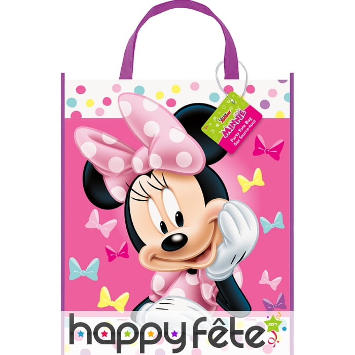 Sac Minnie Bowtique en plastique de 33cm