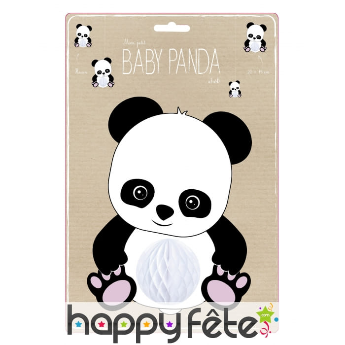 Suspension petit bébé panda de 20 cm