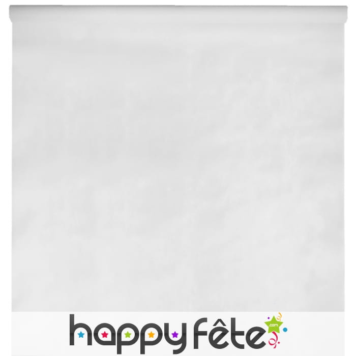 Tapis de cérémonie blanc de 1 x 15m