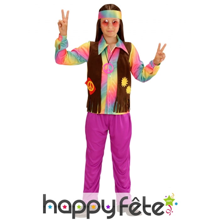 Tenue de garçon hippie pastel