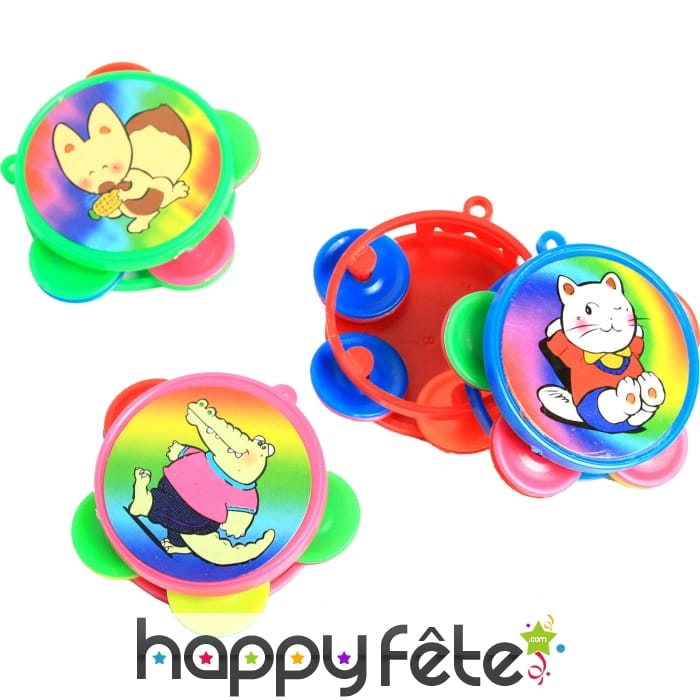 Tambourin decoré pour enfant