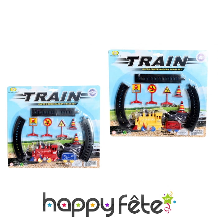 Train et rail à clef pour enfant