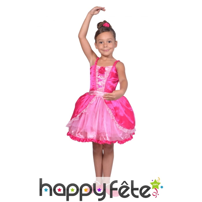 Tenue rose de danseuse étoile pour enfant