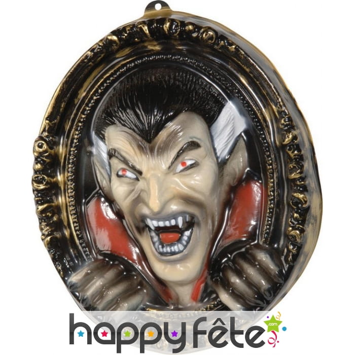 Tableau rond mural de vampire en 3D, 43cm