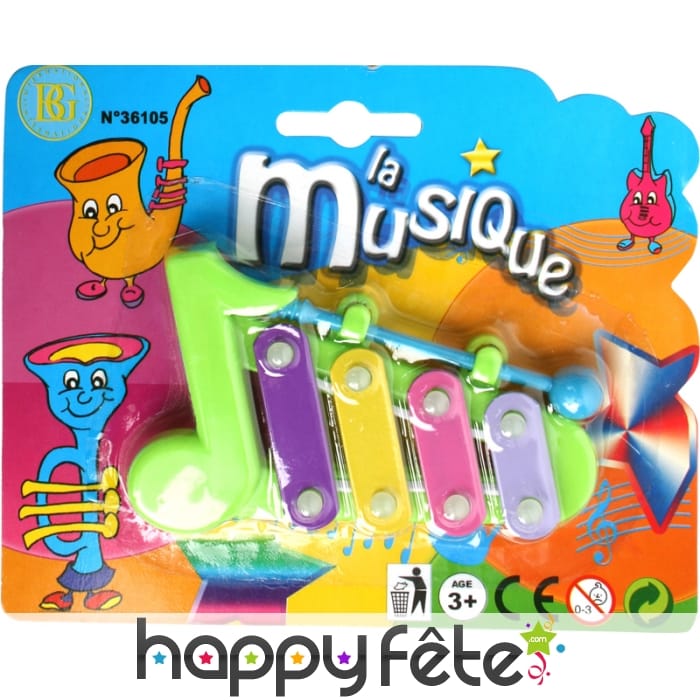 Xylophone musical de 11 cm