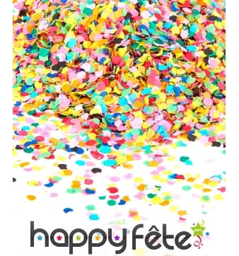 100gr de confettis fluo multicolores