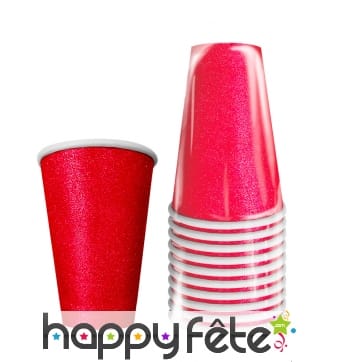 10 gobelets rouges red cups de 50 cl