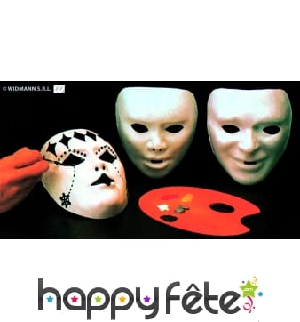 12 masques pour enfant a peindre