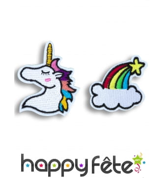 2 Broches licorne de 67mm