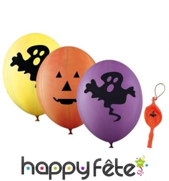 4 grands ballons Halloween d'enfant