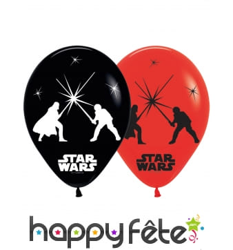 5 Ballons Star Wars lumineux de 28 cm