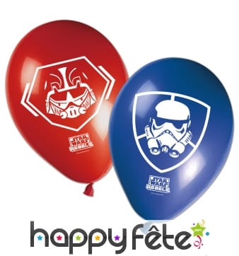 8 ballons Star Wars rebels