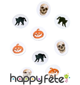 9g de confettis de table pour halloween