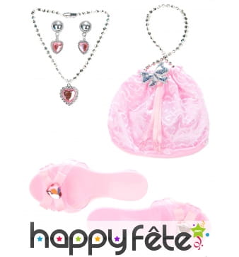 Accessoires rose de petite princesse