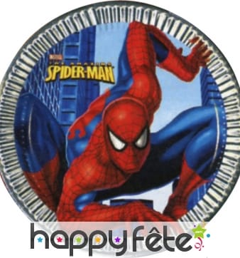 Assiettes Spiderman